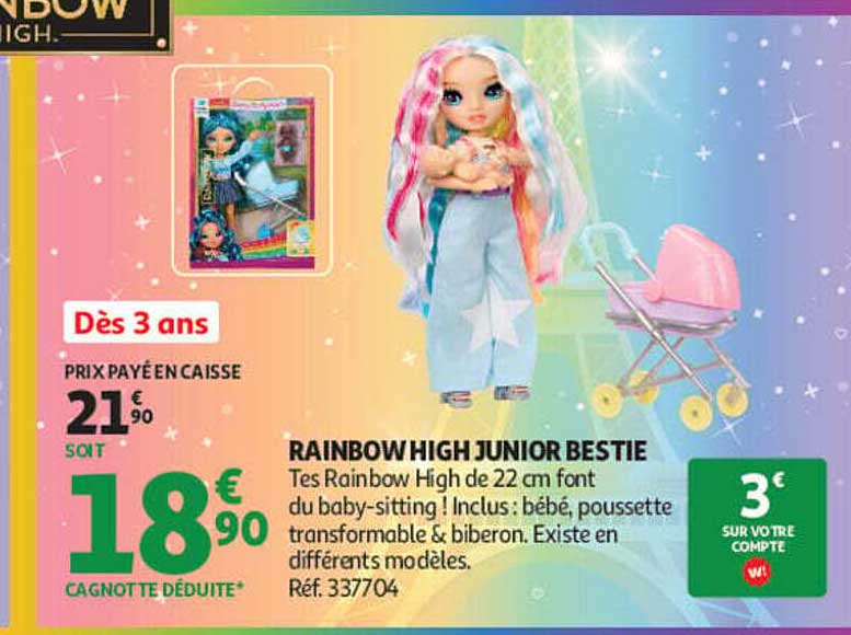 RAINBOW HIGH JUNIOR BESTIE