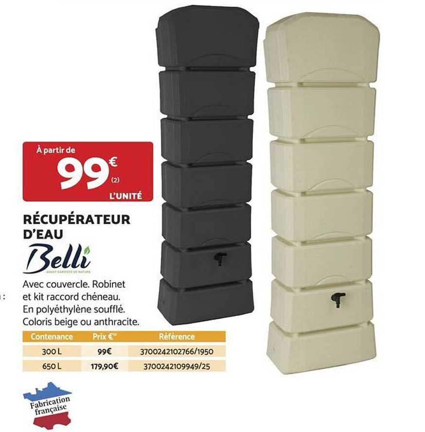 RÉCUPÉRATEUR D’EAU Belli