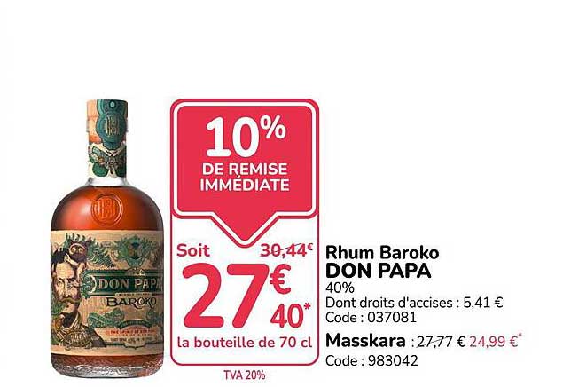 Rhum Baroko DON PAPA