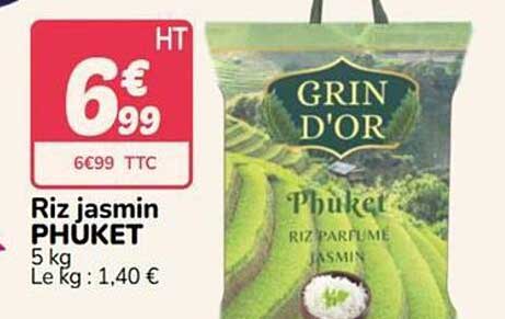 Riz jasmin PHUKET