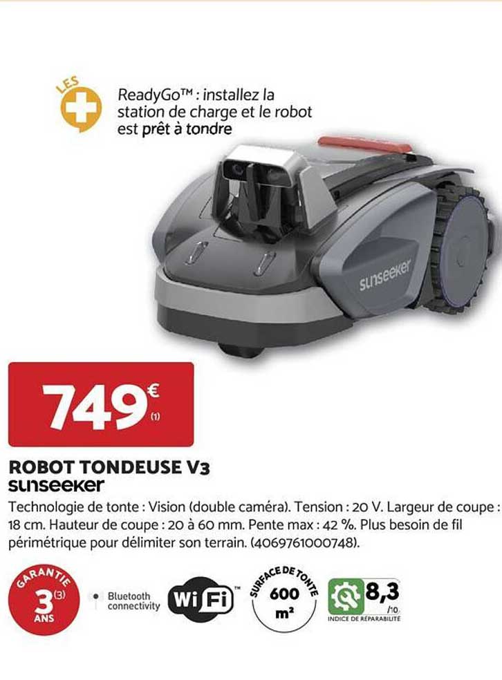 ROBOT TONDEUSE V3 sunseeker
