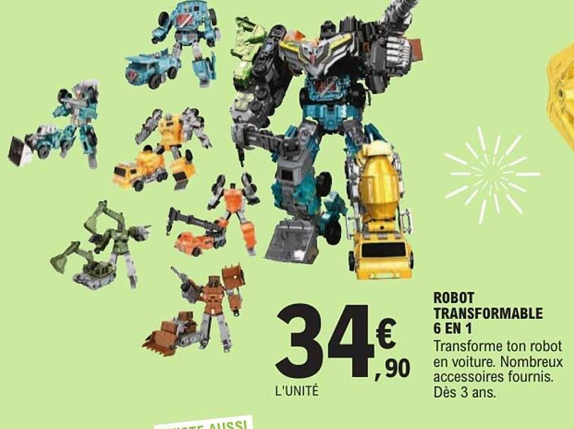 ROBOT TRANSFORMABLE 6 EN 1