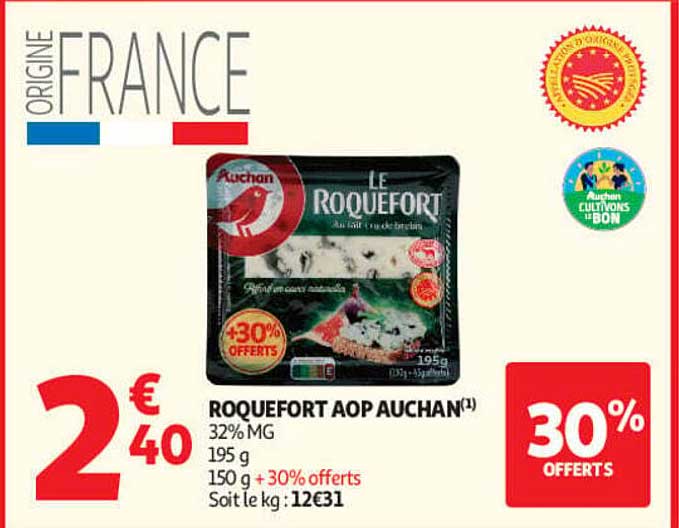 ROQUEFORT AOP AUCHAN(1)