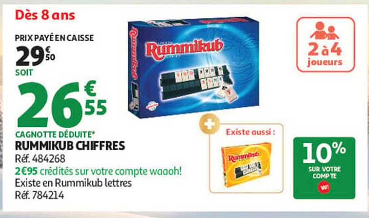 RUMMIKUB CHIFFRES