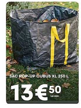 SAC POP-UP CUBUS XL 250 L