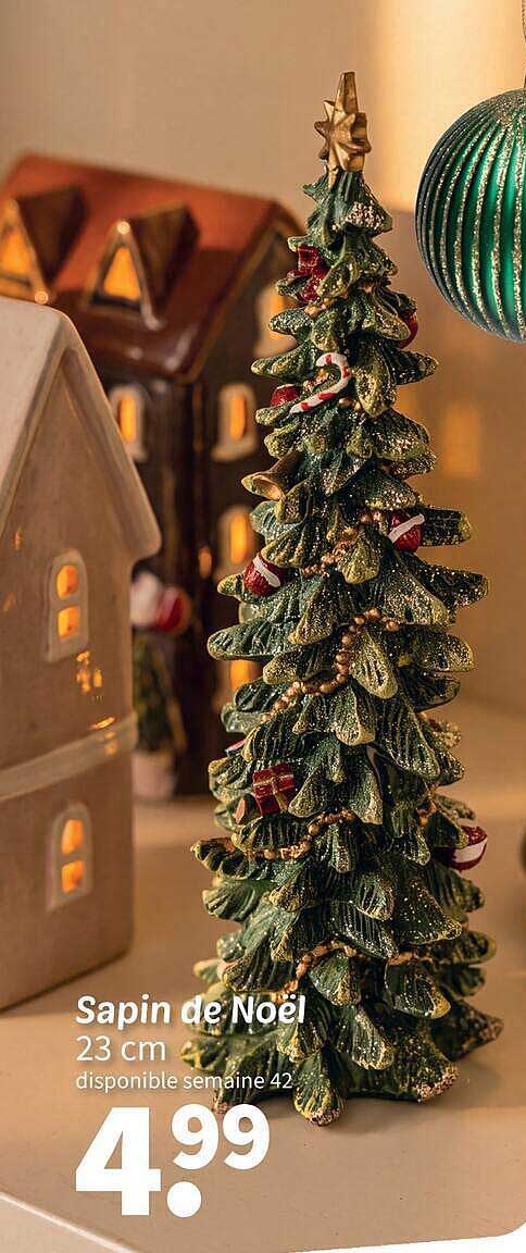 Sapin de Noël 23 cm disponible semaine 42