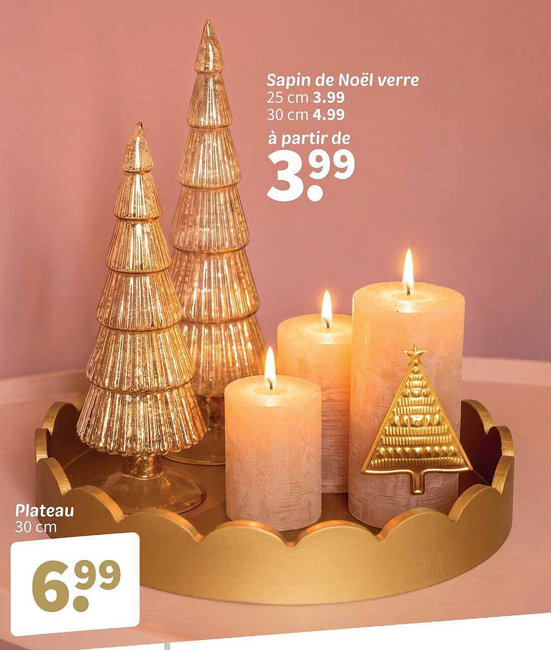 Sapin de Noël verre