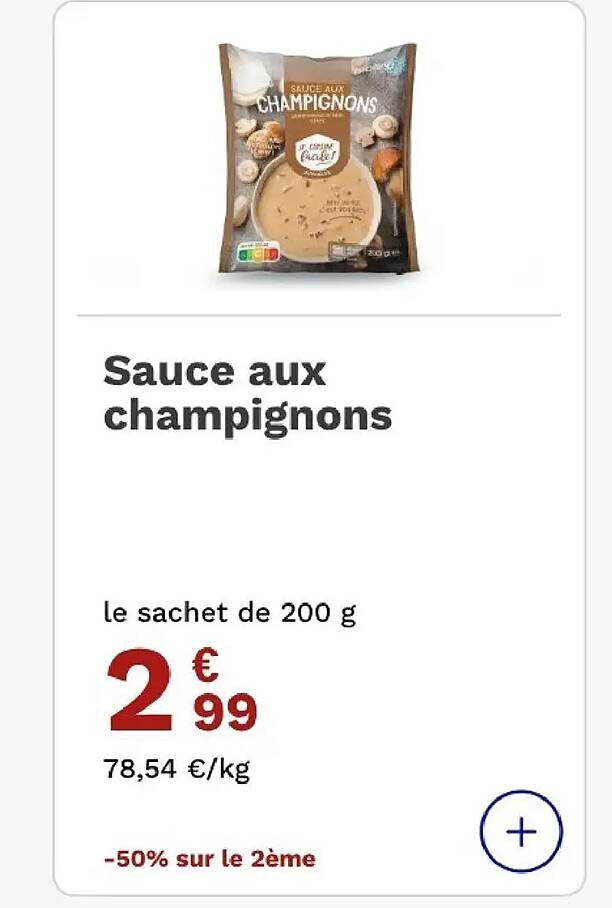Sauce aux champignons