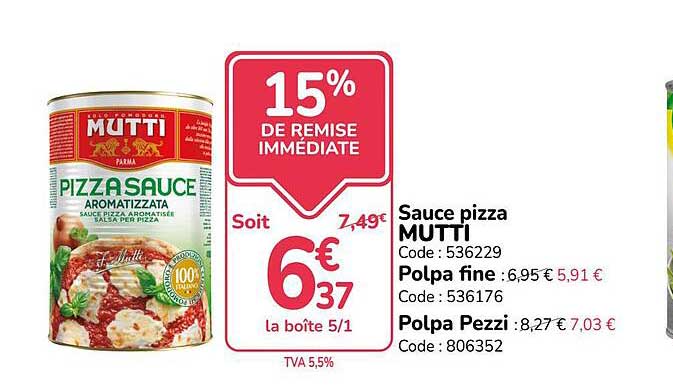 Sauce pizza MUTTI