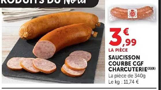 SAUCISSON COURBE CGF CHARCUTERIE