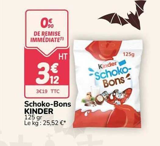 Schoko-Bons KINDER 125 gr