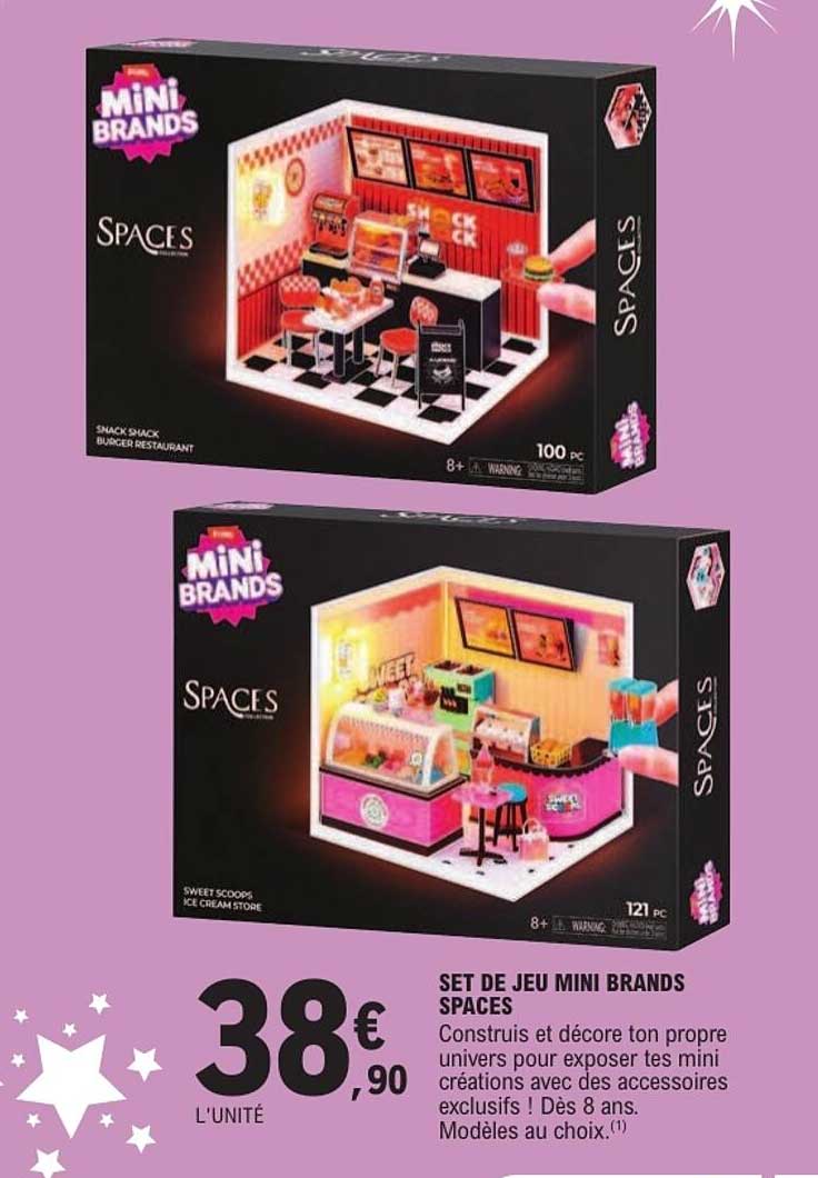 SET DE JEU MINI BRANDS SPACES
