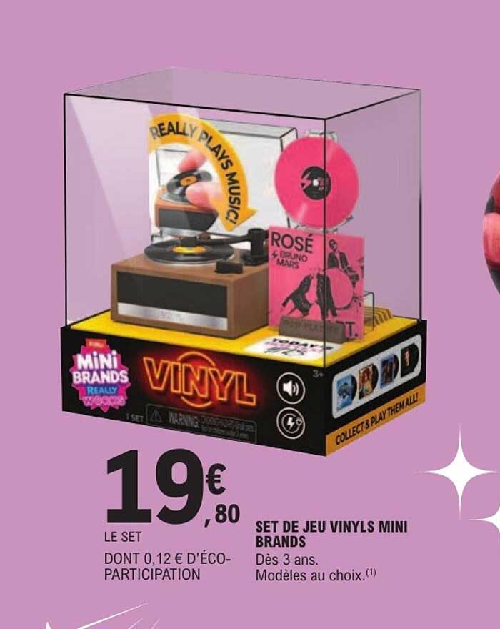 SET DE JEU VINYLS MINI BRANDS