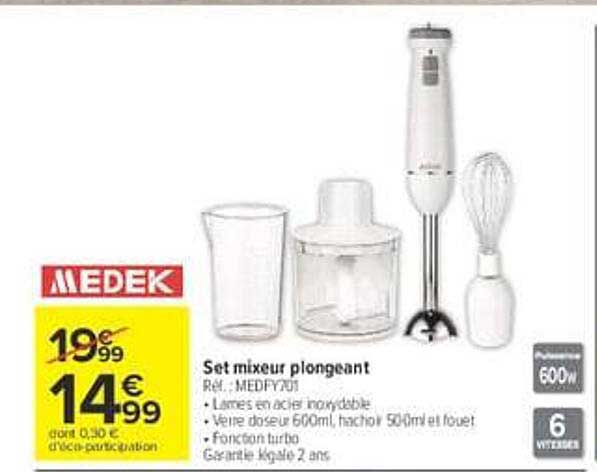Set mixeur plongeant