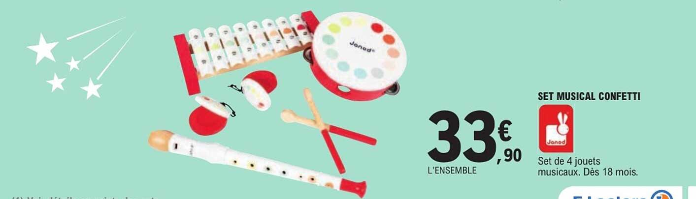 SET MUSICAL CONFETTI