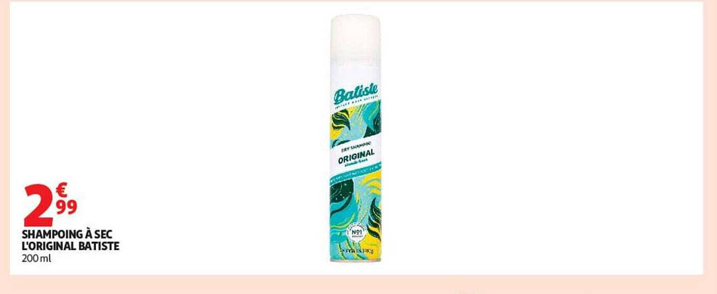 SHAMPOING À SEC L'ORIGINAL BATISTE 200 ml