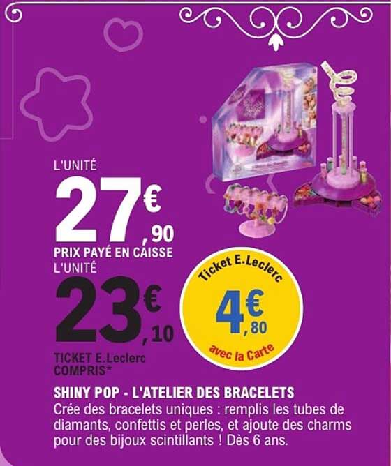 SHINY POP - L'ATELIER DES BRACELETS