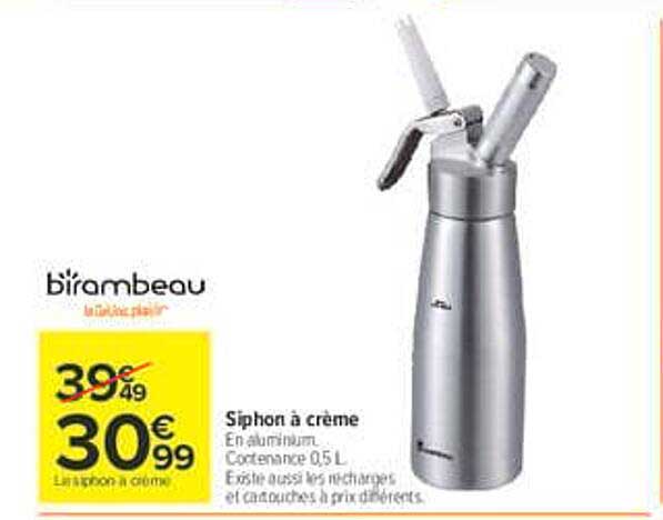 Siphon à crème