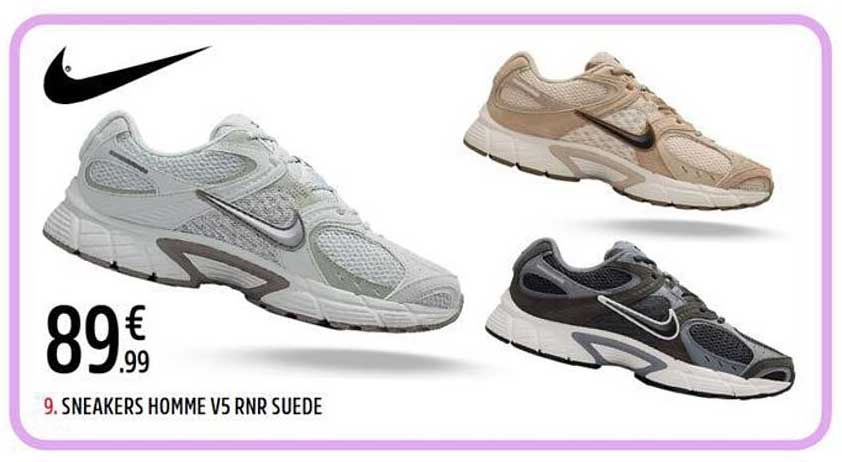 SNEAKERS HOMME V5 RNR SUEDE