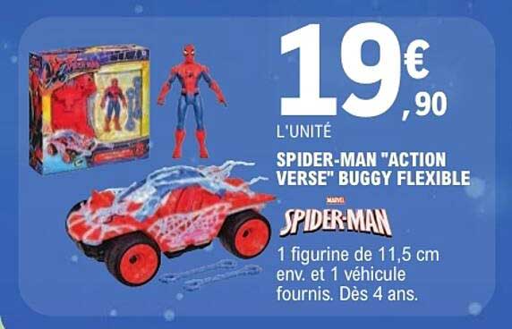 SPIDER-MAN "ACTION VERSE" BUGGY FLEXIBLE