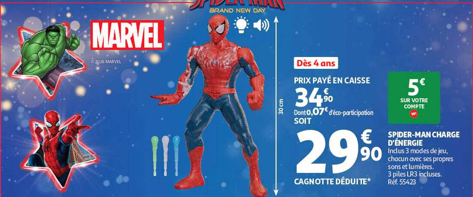 SPIDER-MAN CHARGE D’ÉNERGIE