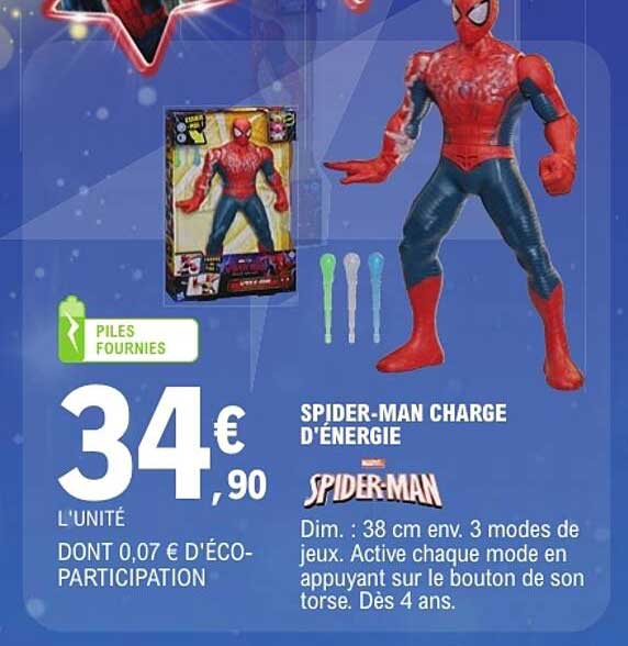 SPIDER-MAN CHARGE D'ÉNERGIE