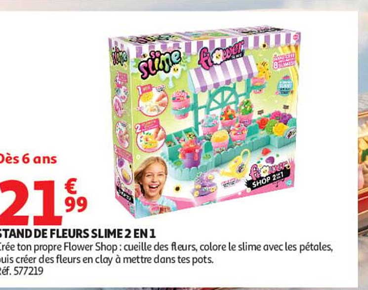 STAND DE FLEURS SLIME 2 EN 1