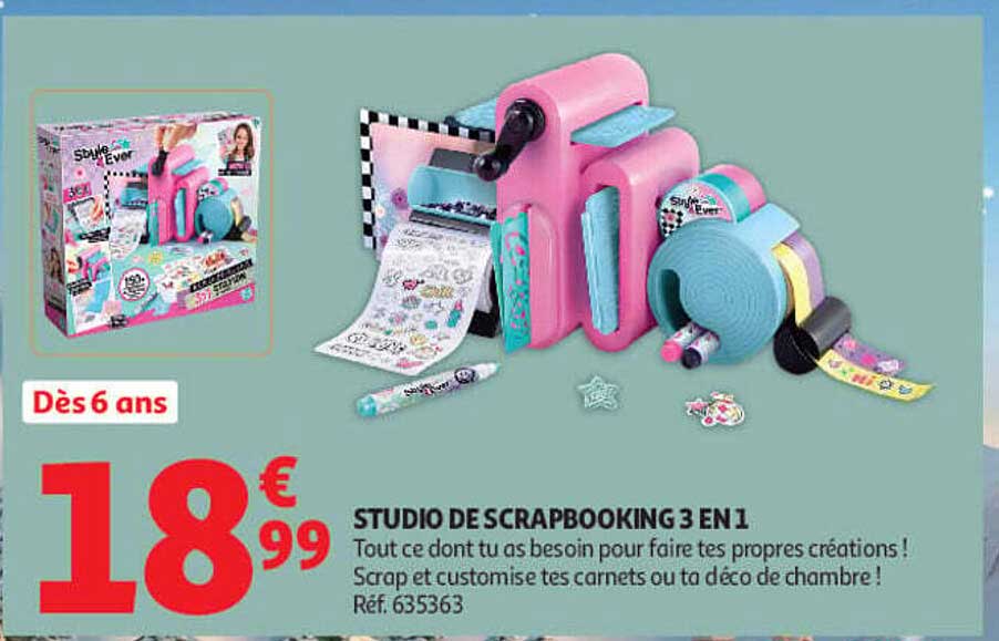 STUDIO DE SCRAPBOOKING 3 EN 1