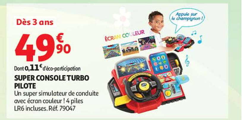 SUPER CONSOLE TURBO PILOTE