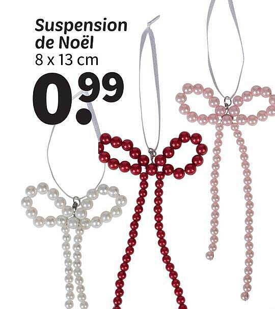 Suspension de Noël 8 x 13 cm