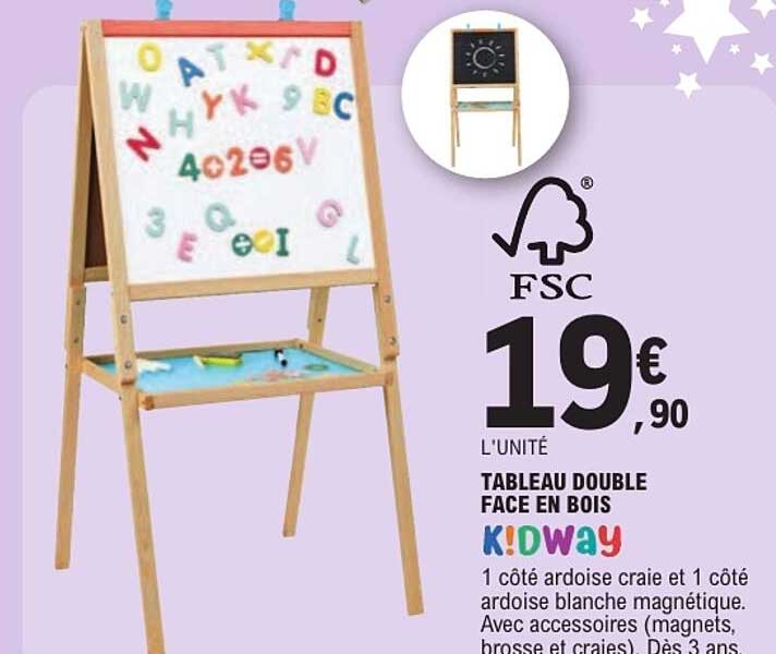 TABLEAU DOUBLE FACE EN BOIS