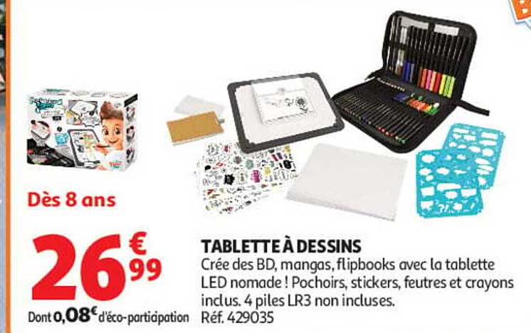 TABLETTE À DESSINS