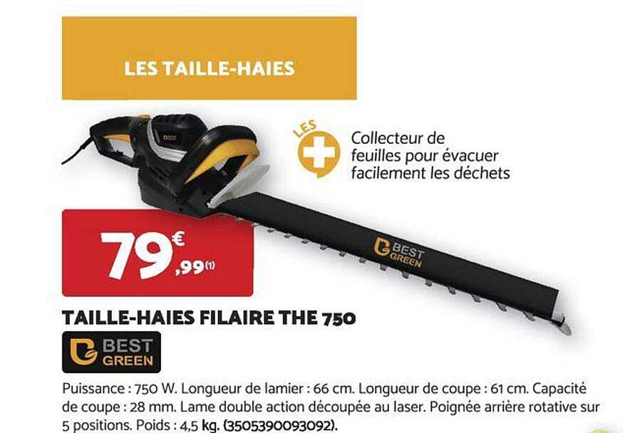 TAILLE-HAIES FILAIRE THE 750
