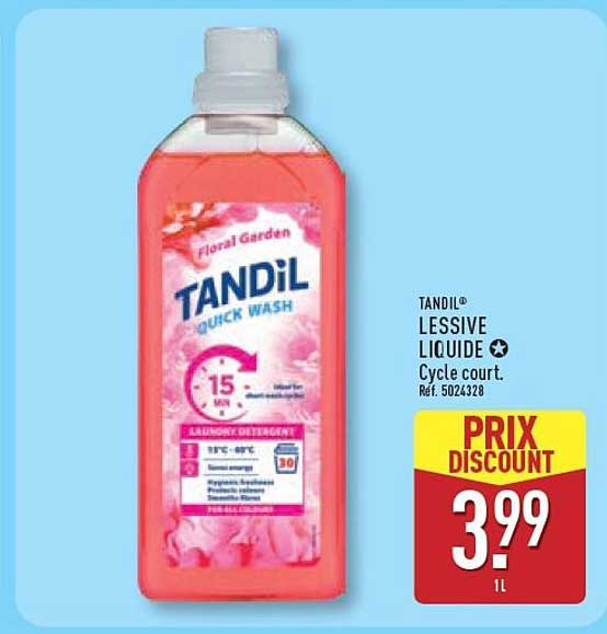 TANDIL LESSIVE LIQUIDE Cycle court.