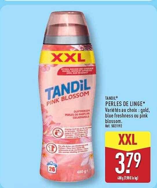 TANDIL® PERLES DE LINGE* Variétés au choix : gold blue freshness ou pink blossom.