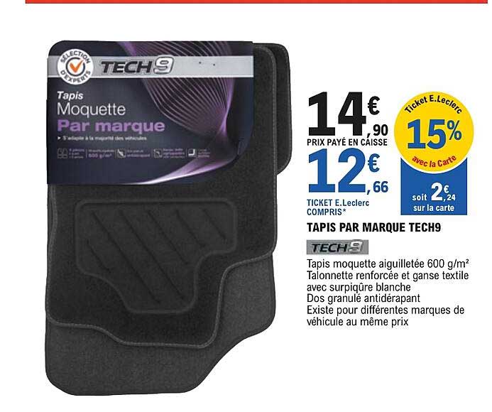 TAPIS PAR MARQUE TECH9