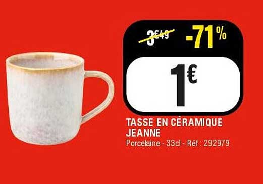 TASSE EN CERAMIQUE JEANNE