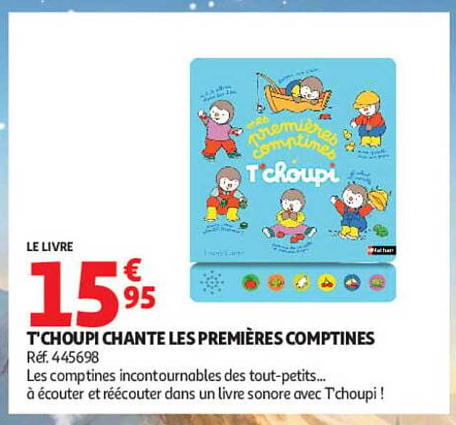 T'CHOUPI CHANTE LES PREMIÈRES COMPTINES