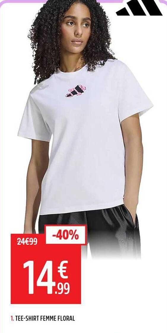 TEE-SHIRT FEMME FLORAL