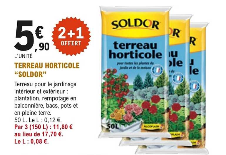 TERREAU HORTICOLE “SOLDOR”