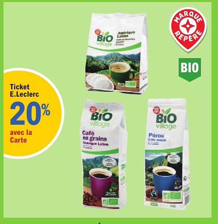 Ticket E.Leclerc 20% avec la Carte