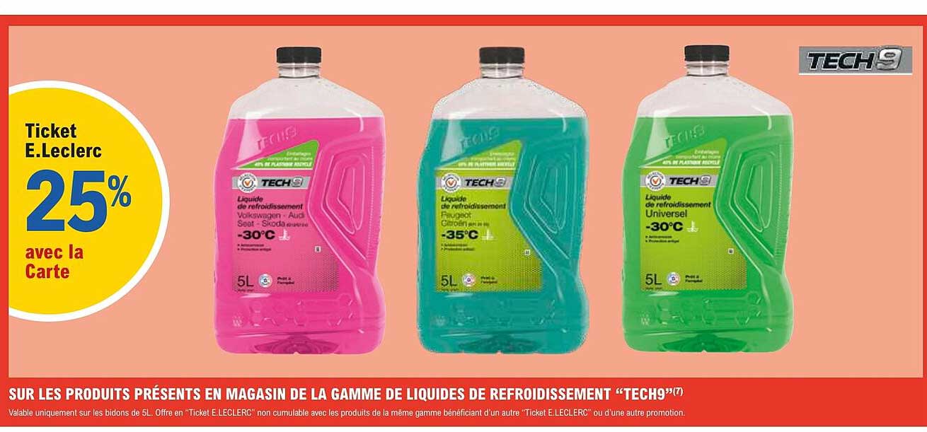 Ticket E.Leclerc 25% avec la Carte