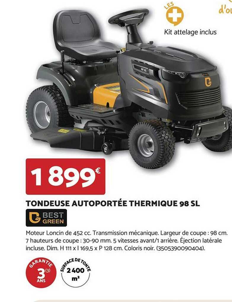 TONDEUSE AUTOPORTÉE THERMIQUE 98 SL