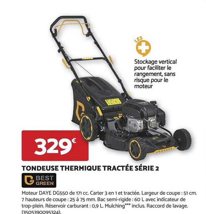 TONDEUSE THERMIQUE TRACTÉE SÉRIE 2