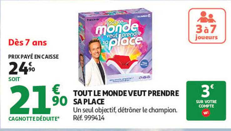 TOUT LE MONDE VEUT PRENDRE SA PLACE