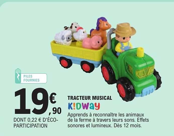 TRACTEUR MUSICAL KIDWAY