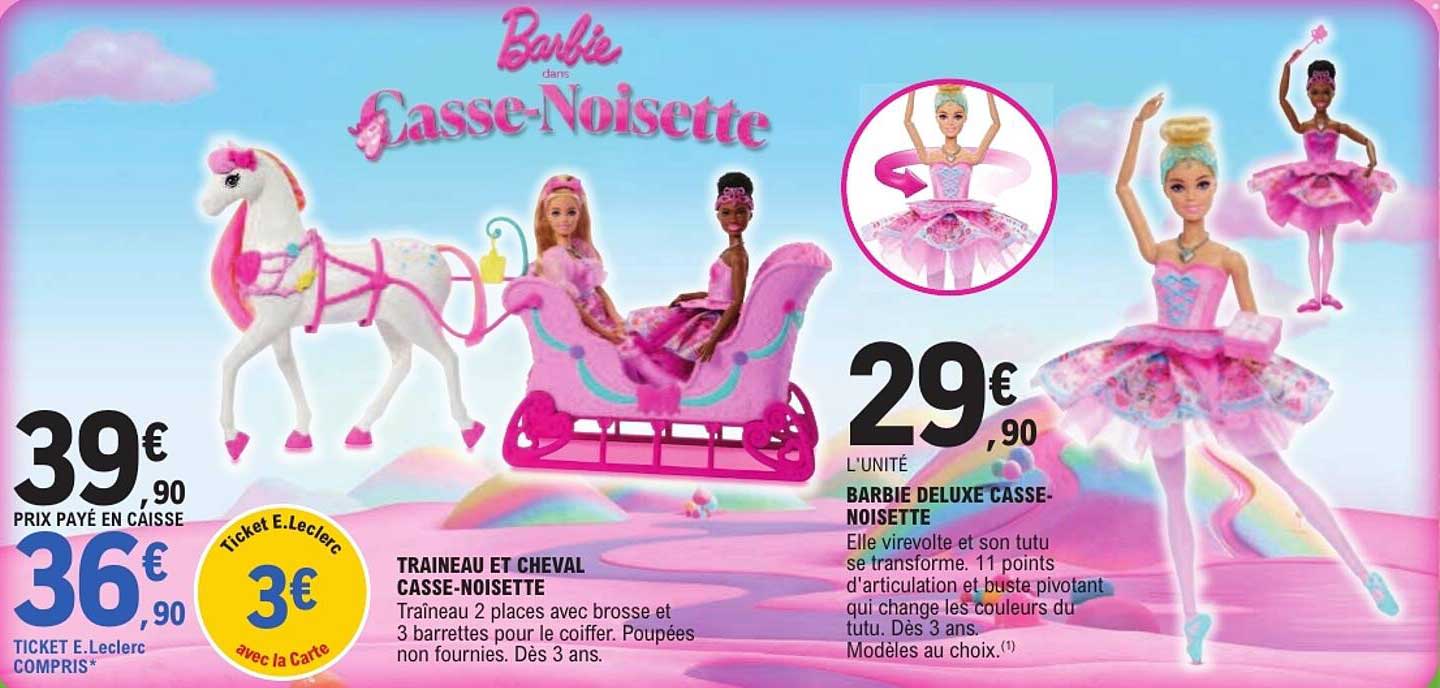 TRAINEAU ET CHEVAL CASSE-NOISETTE