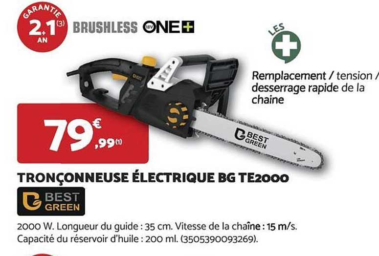 TRONÇONNEUSE ÉLECTRIQUE BG TE2000