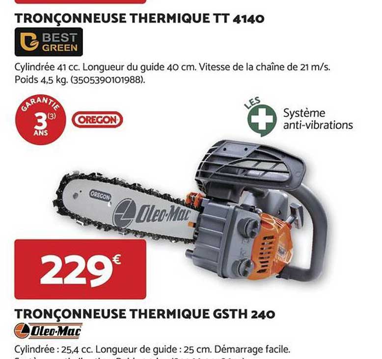 TRONÇONNEUSE THERMIQUE TT 4140