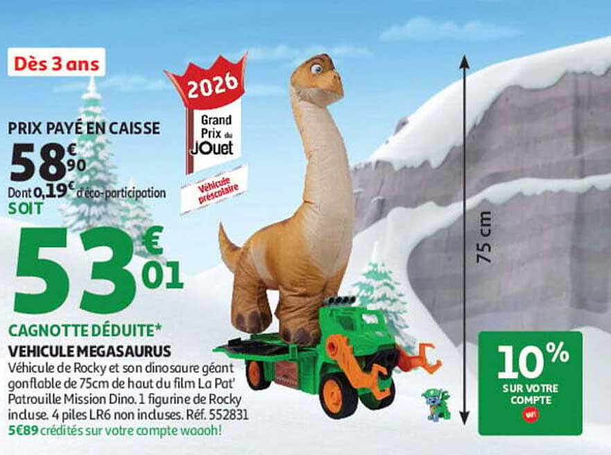 VÉHICULE MÉGASAURUS